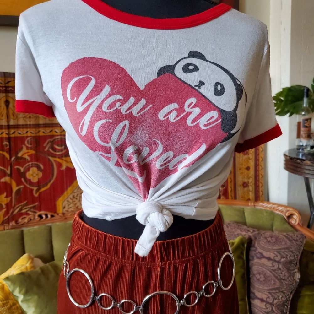 Adorable Panda "You are loved" Tee
